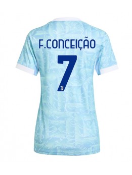Billige Juventus Francisco Conceicao #7 Bortedrakt Dame 2025-26 Kortermet